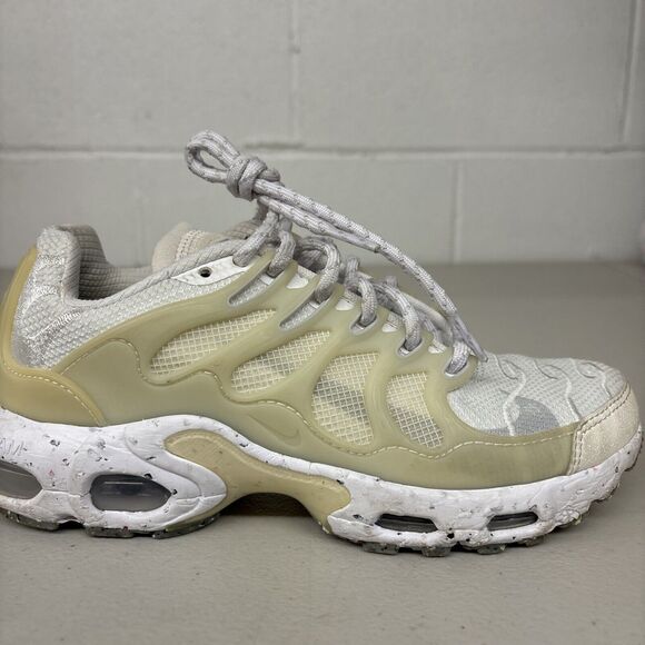 Sz 4.5 - Nike Air Max Terrascape Plus White Pure Platinum Worn DQ3977-100 - Picture 1 of 6